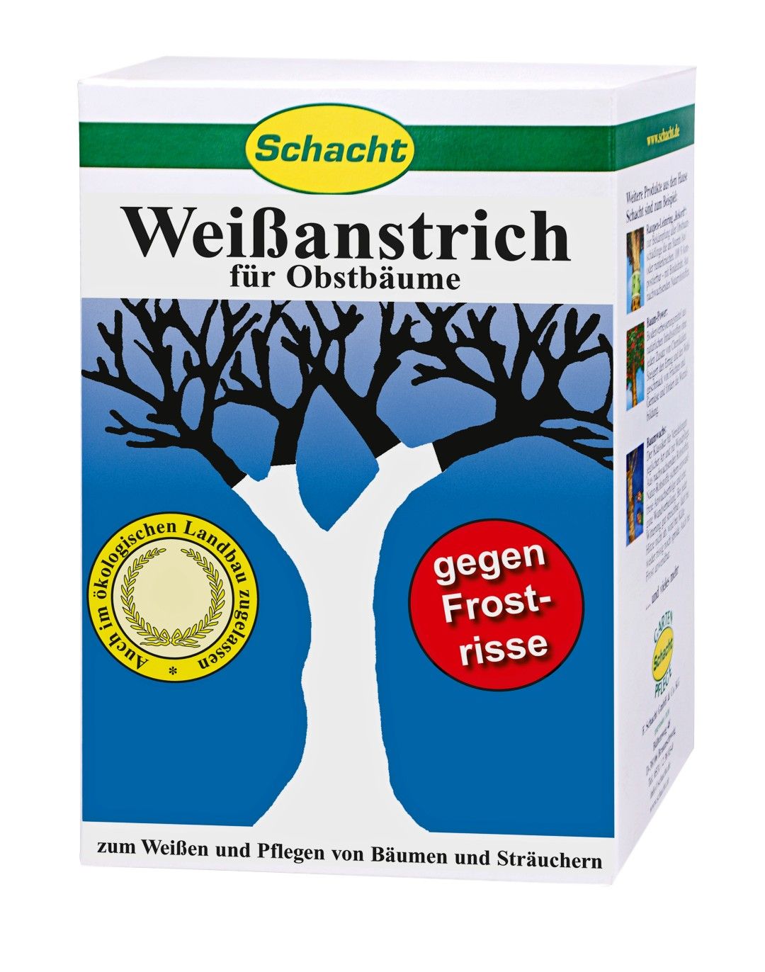 Weißanstrich für Obstbäume -Schacht-